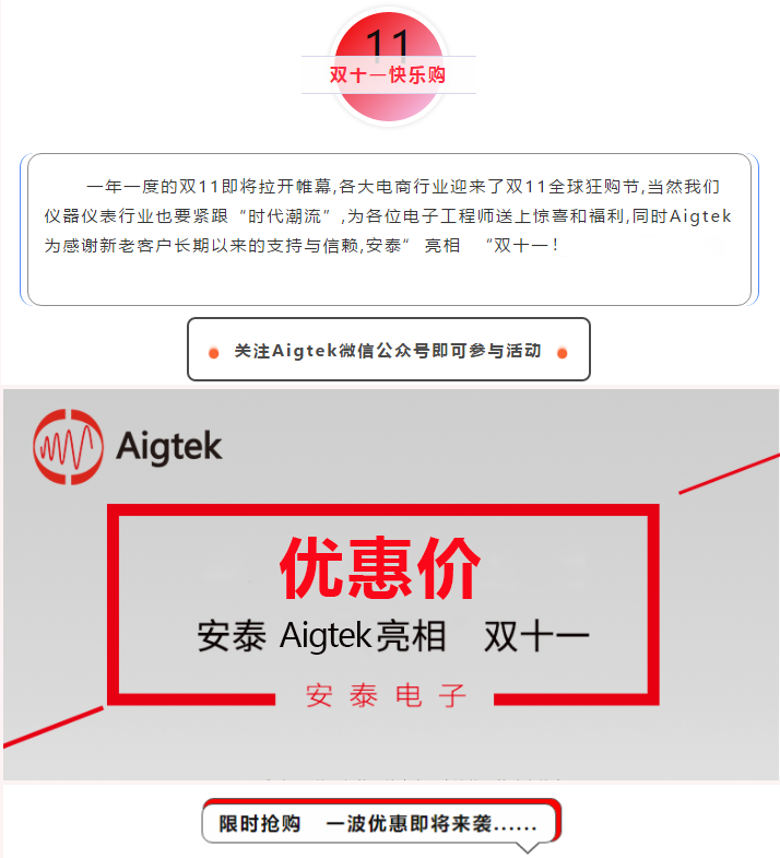 【鉅惠來襲】Aigtek功率放大器低價搶購！